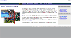 Desktop Screenshot of lakeconference.org